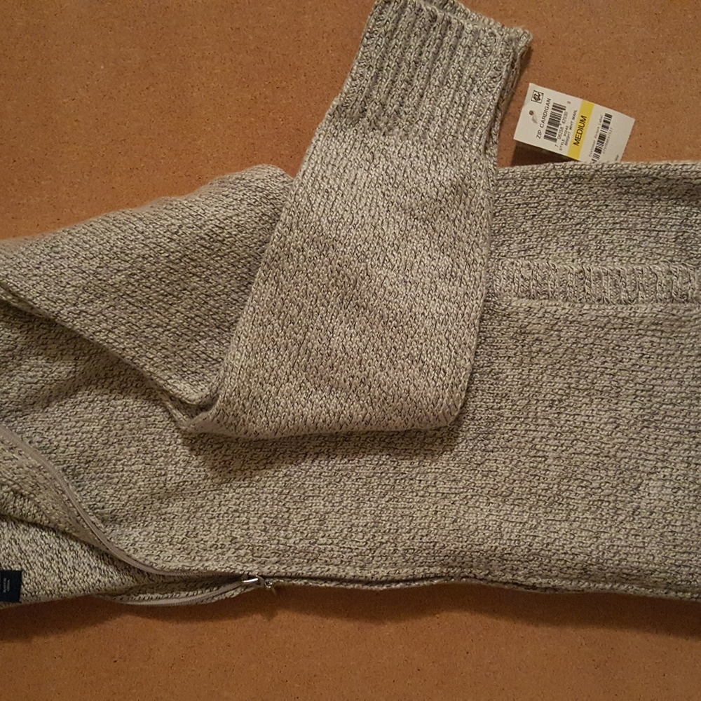 Brand new Karen Scott zip cardigan sweat